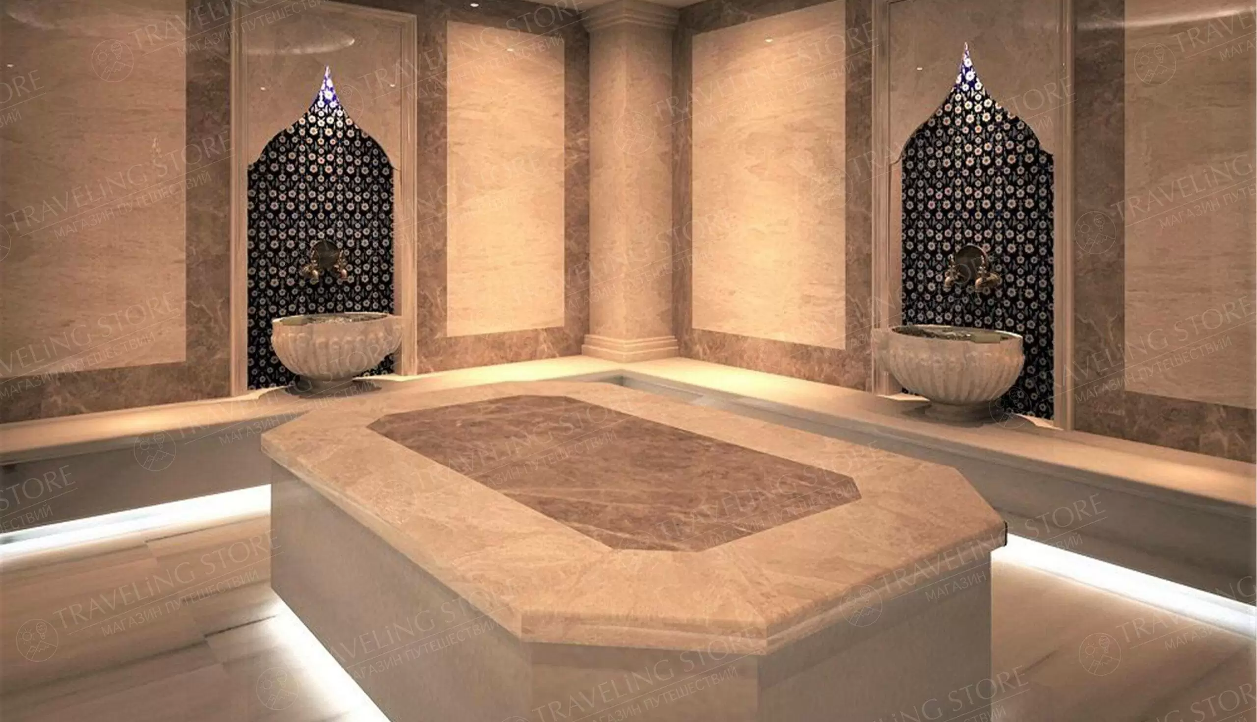 Турецкая баня (хамам) в Кемере
